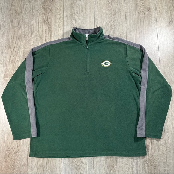 Green Bay Packers embroidered NFL green fleece size XL - Picture 2 of 8